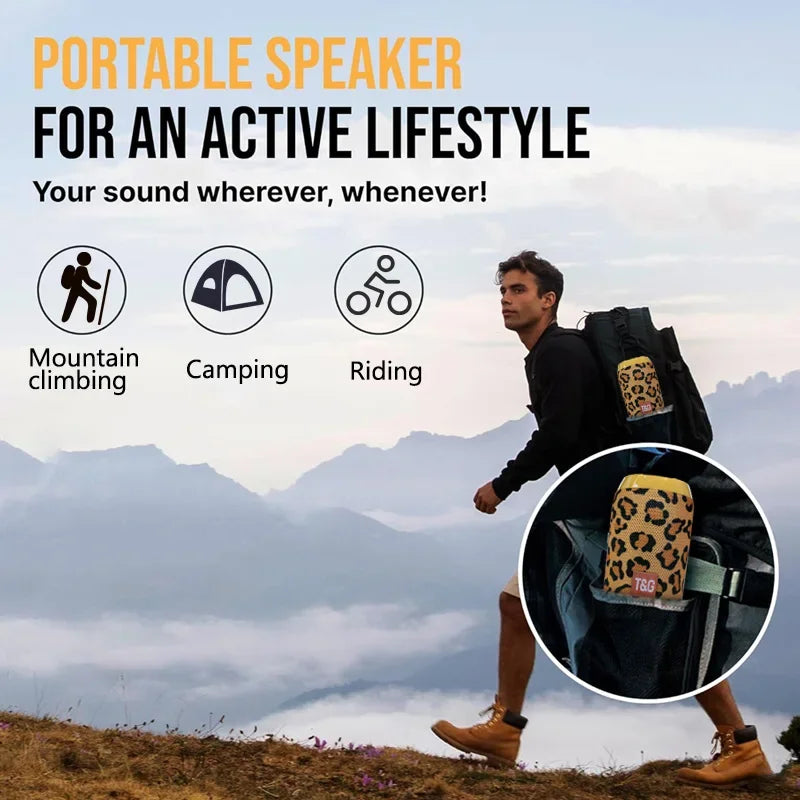 Portable Bluetooth Speaker With FM Radio & USB Playback