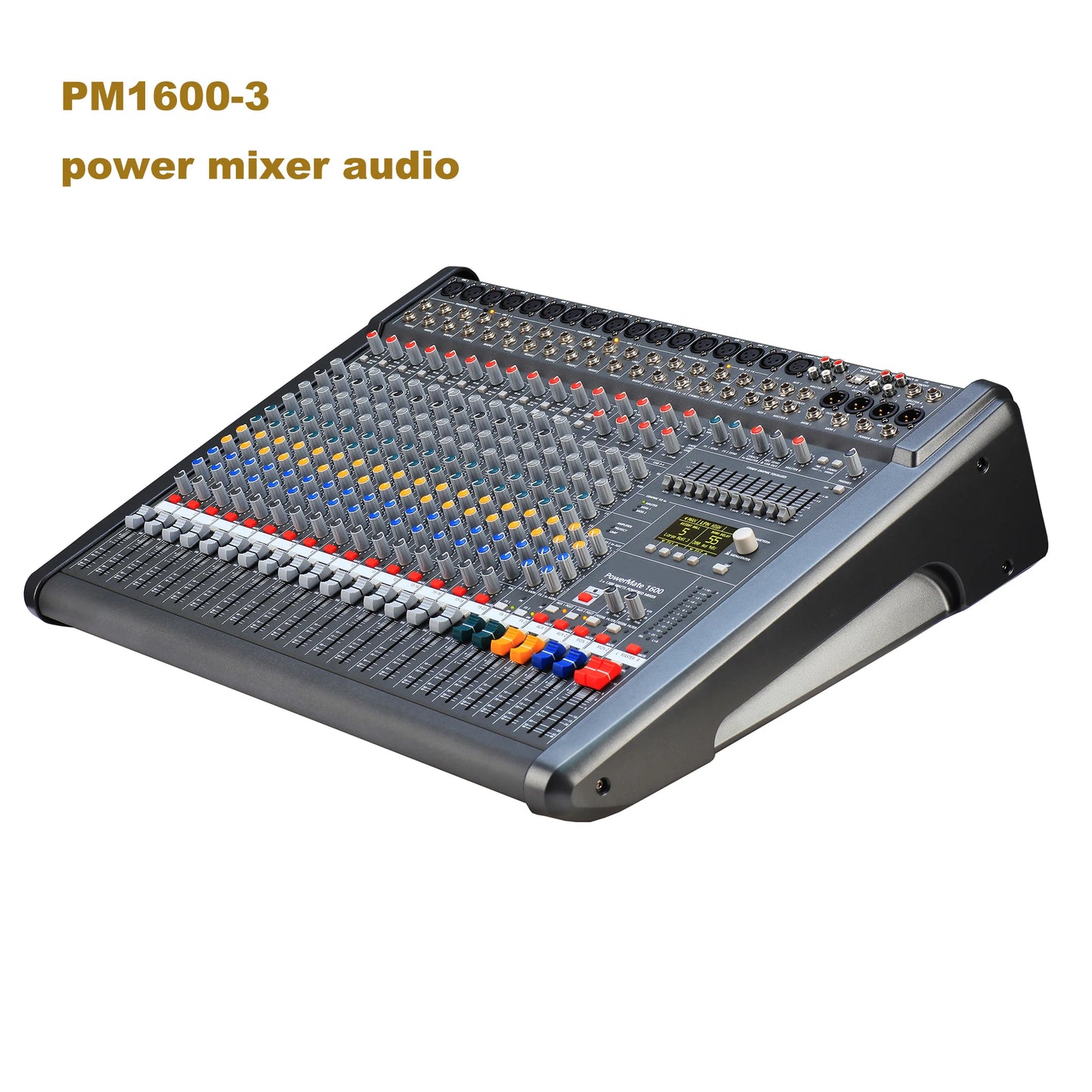 Powered Audio Mixer Console PM1600-3 1000W 12-Channel