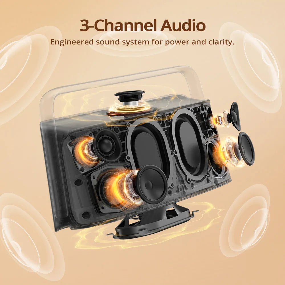 Hi-Res 80W Bluetooth Home Speaker With 360° Spatial Sound
