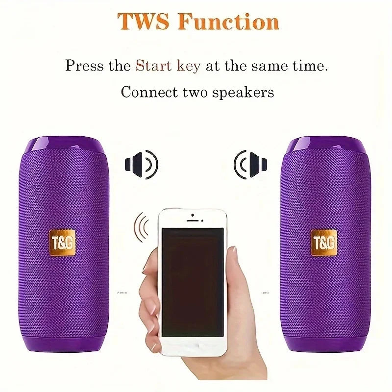 Portable Bluetooth Speaker With FM Radio & USB Playback