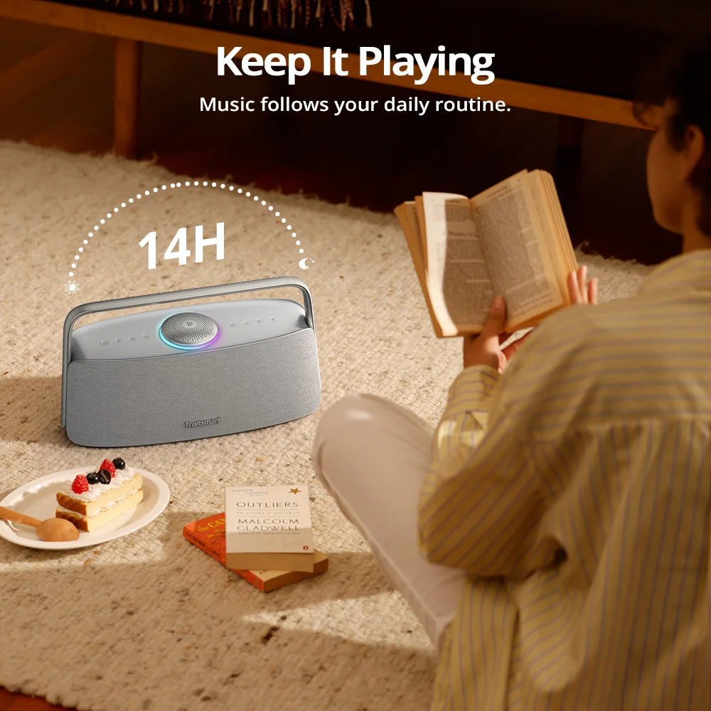 Hi-Res 80W Bluetooth Home Speaker With 360° Spatial Sound