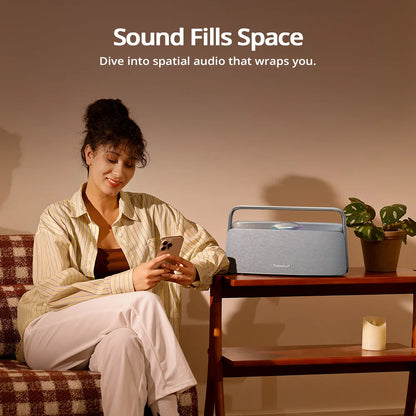 Hi-Res 80W Bluetooth Home Speaker With 360° Spatial Sound
